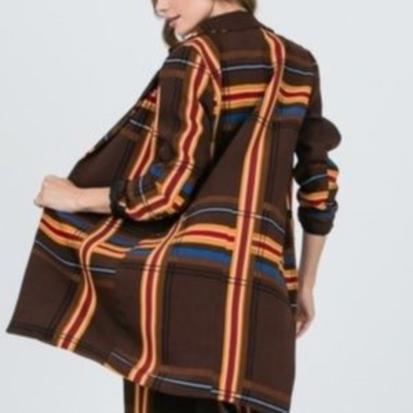 PLAID JACKET - Picture 2 of 2